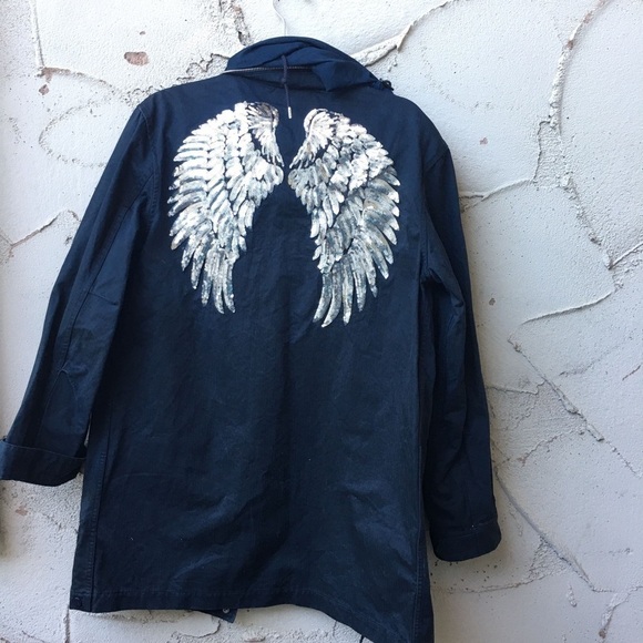 A.P.C. Jackets & Blazers - A.P.C Sequin Angel Wings Coat Size S